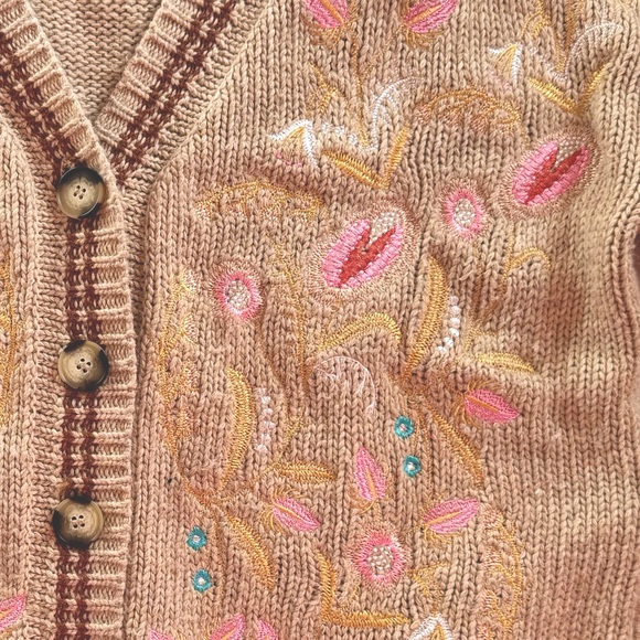 Aratta Silent Journey Embroidered Cardigan - Picture 2 of 5